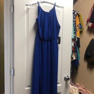 Scobe long blue dress